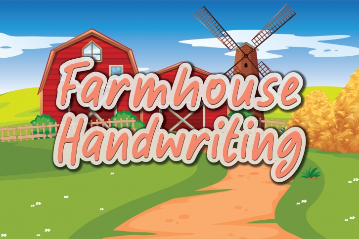 Farmhouse Handwriting Font Download