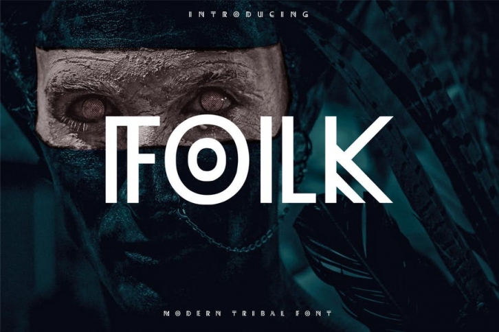 Folk - Modern Minimalist Tribal Font Font Download