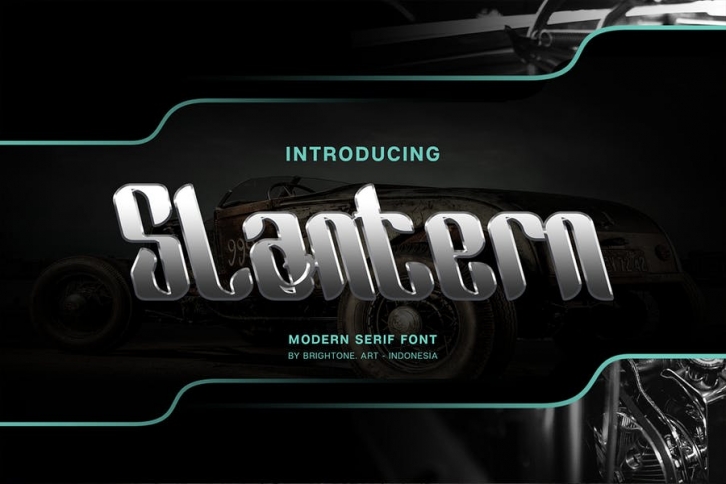 Slantern - Modern style Font Download