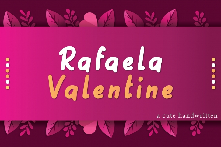 Rafaela Valentine Font Download