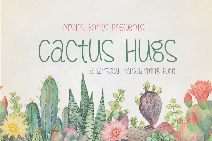Cactus Hugs Font Download