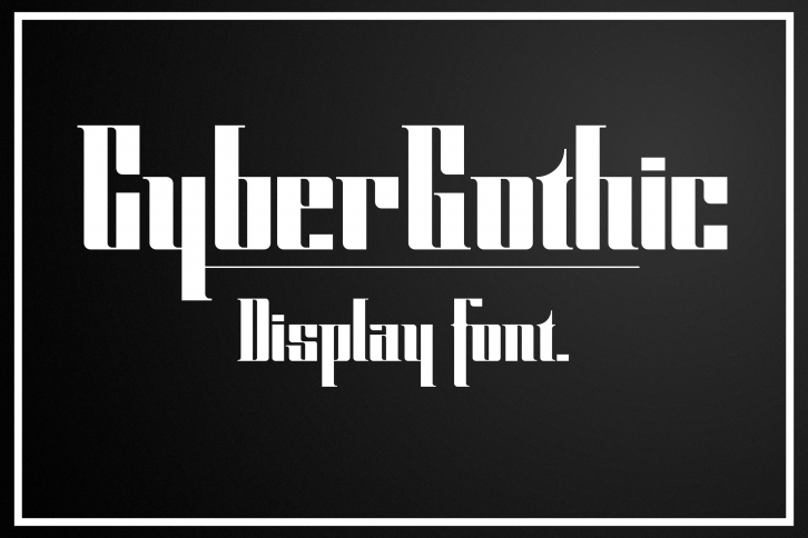 Cyber Gothic Font Download