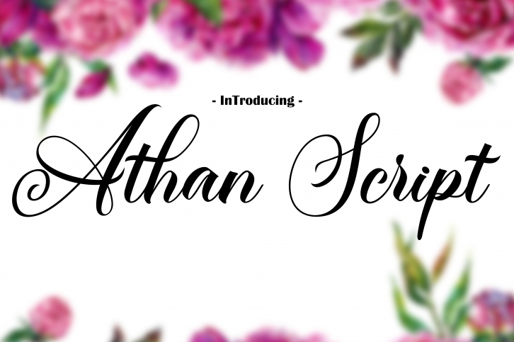 Athan Script Font Download