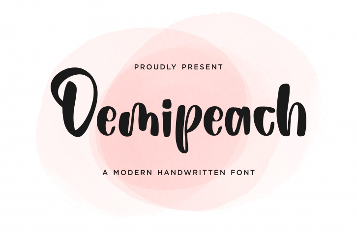 Demipeach Font Download