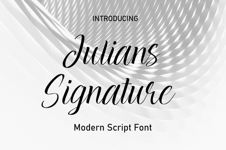 Julians Signature Font Download