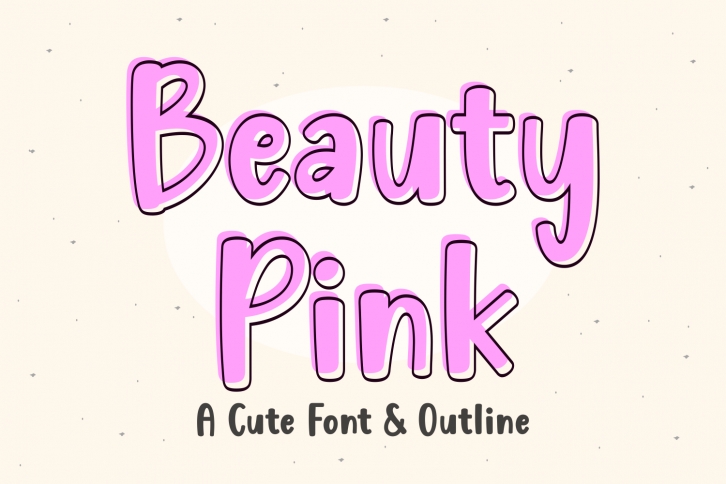 Beauty Pink Font Download