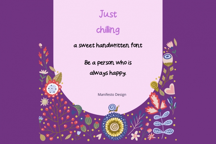 Just Chilling Font Download