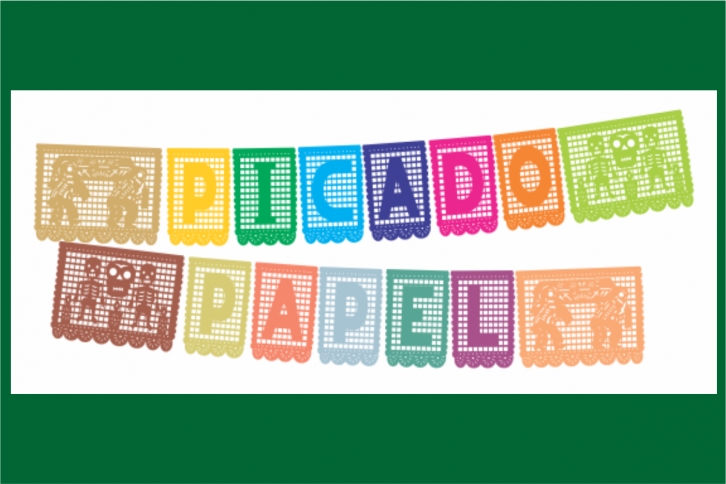 Papel Picado Font Download