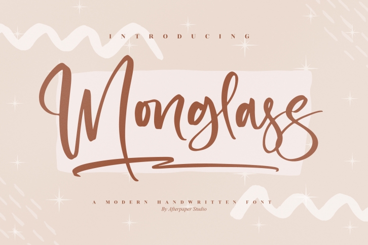 Monglass Font Download