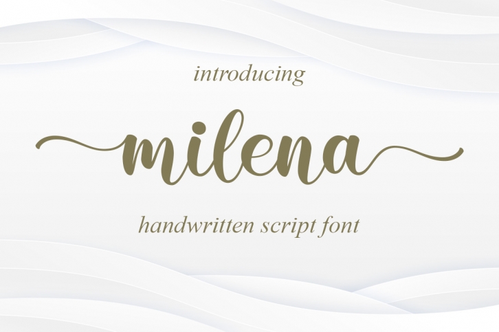 Milena Font Download
