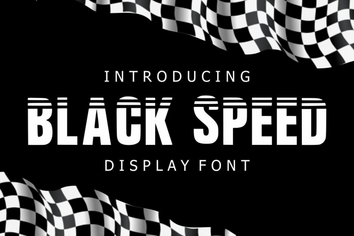 Black Speed Font Download