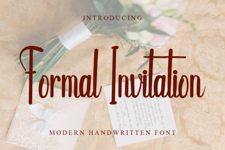 Formal Invitation Font Download