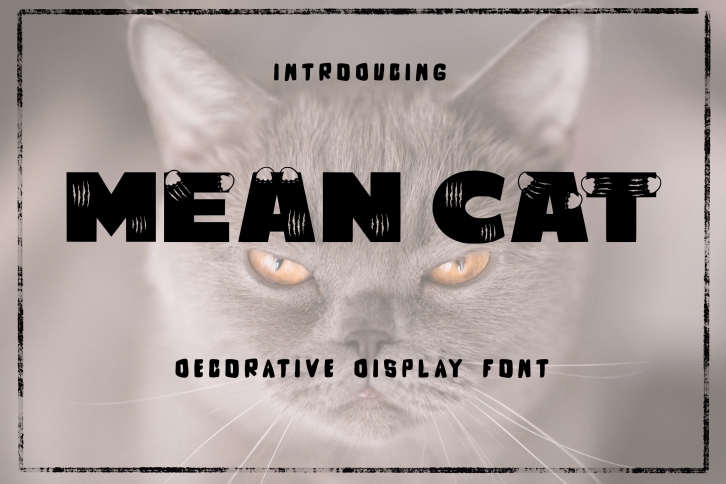 Mean Cat Font Download