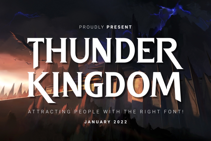 Thunder Kingdom Font Download