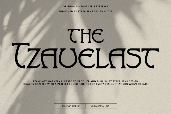 Tzavelast Font Download