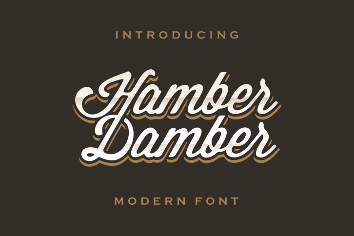 Hamber Damber Font Download