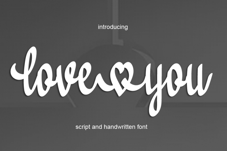 Love You Font Download