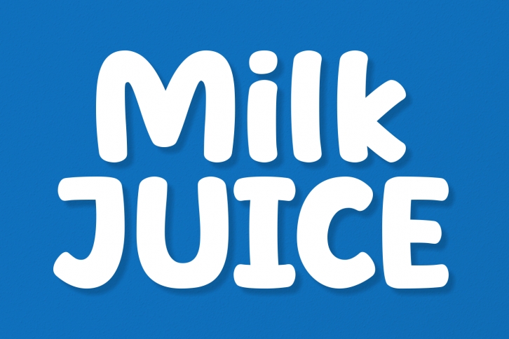 Milk Juice Font Download