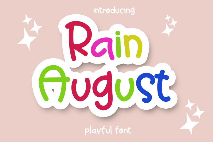 Rain August Font Download