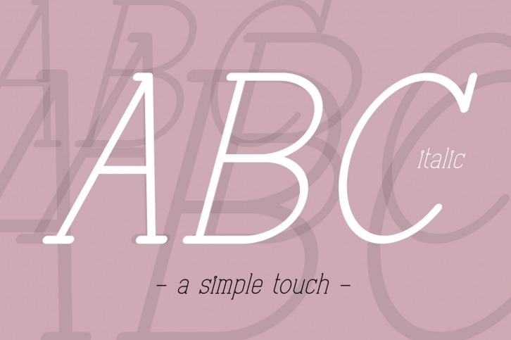 ABC Italic Font Download