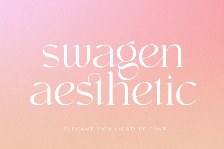 swagen aesthetic Font Download