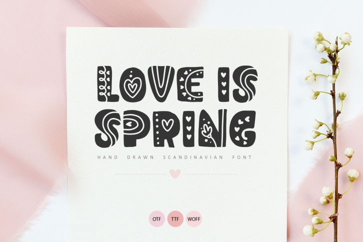 Love is Spring Font Download