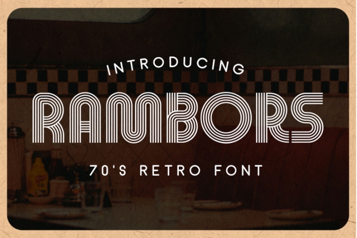 Rambors - Retro Font Font Download