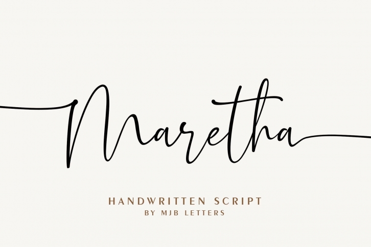 Maretha Script Font Download