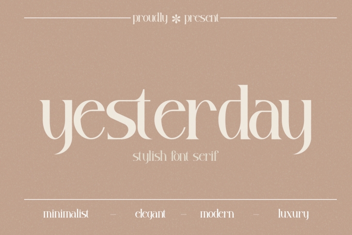 Yesterday Font Download