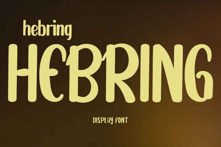 Hebring Font Download