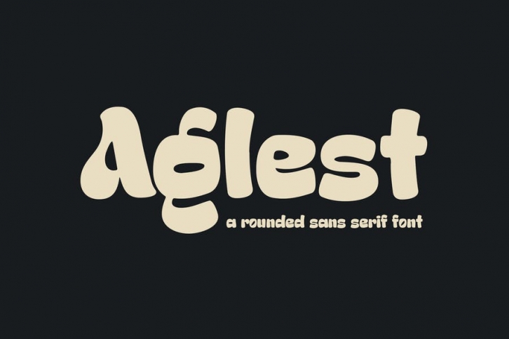 Aglest a Rounded Sans Serif Font Font Download