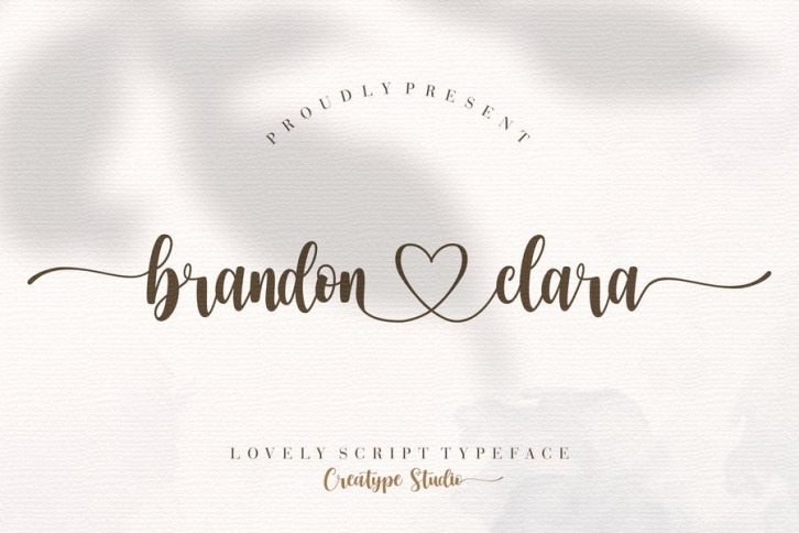 Brandon Clara Lovely Script Font Download