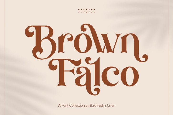 Brown Falco Font Download