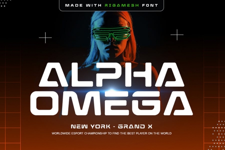 Rigamesh - Scifi and Sport Game Expanded Sans Font Download