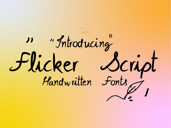 Flicker Script Font Download