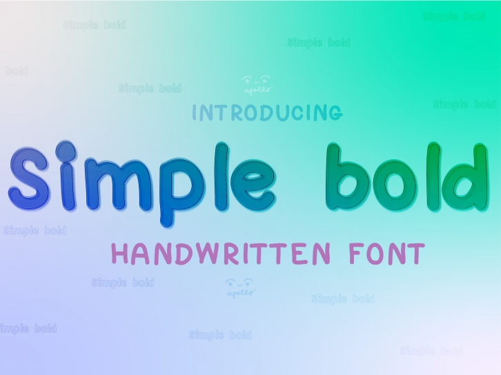 Simple Bold Text Font Download