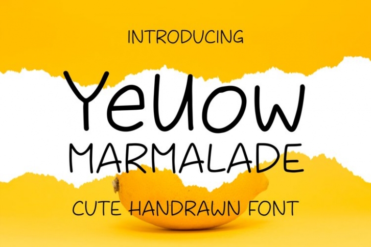 Yellow Marmalade Font Download