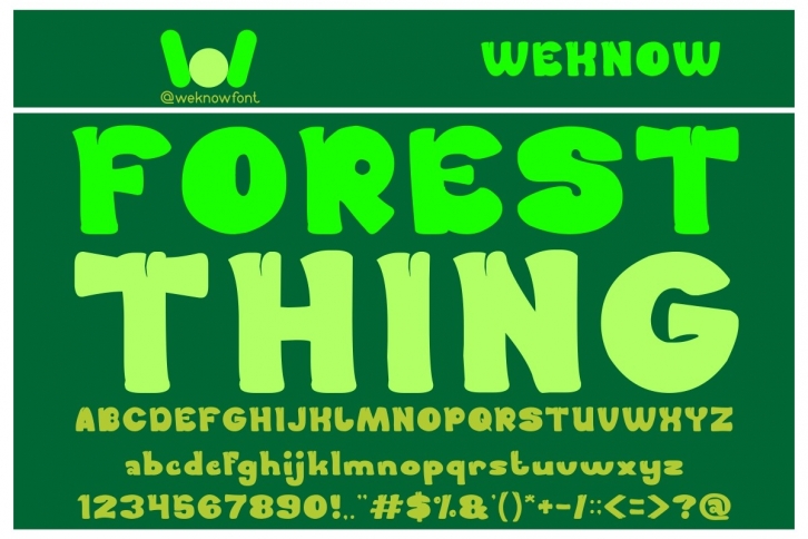 Forest Thing Font Download