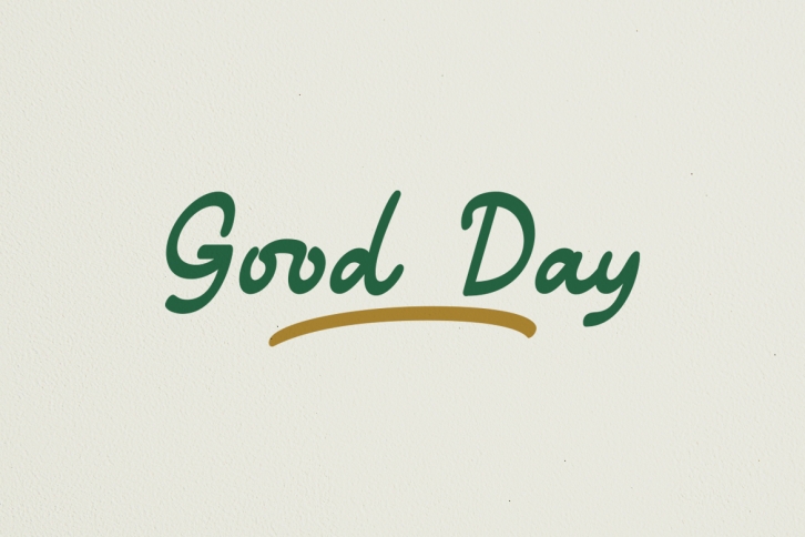Good Day Script Font Download
