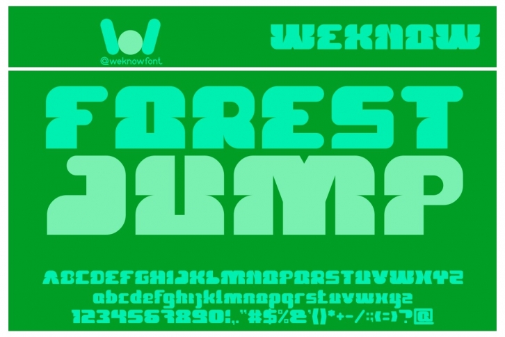 Forest Jump Font Download