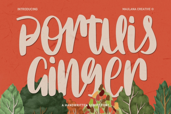 Portuis Ginger Script Font Download