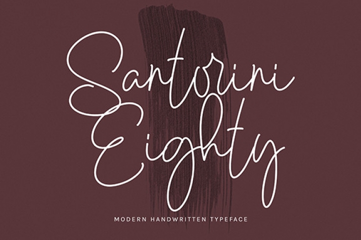 Santorini Eighty Font Download