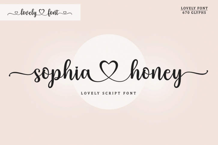 Sophia Honey Font Download