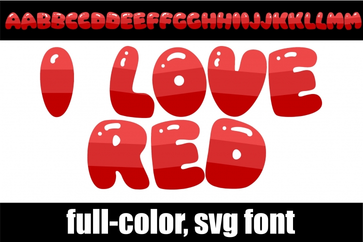 I Love Red Font Download