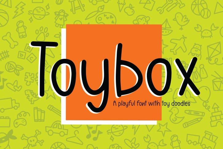 Toybox a Hand Lettered Doodle Font Download