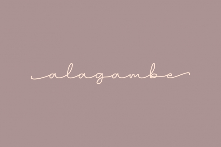 Alagambe Font Download