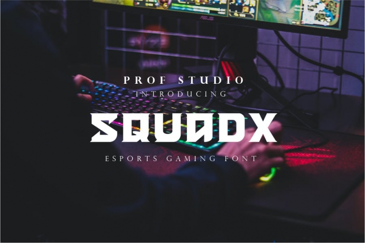 SQUADX - Typeface Font Download