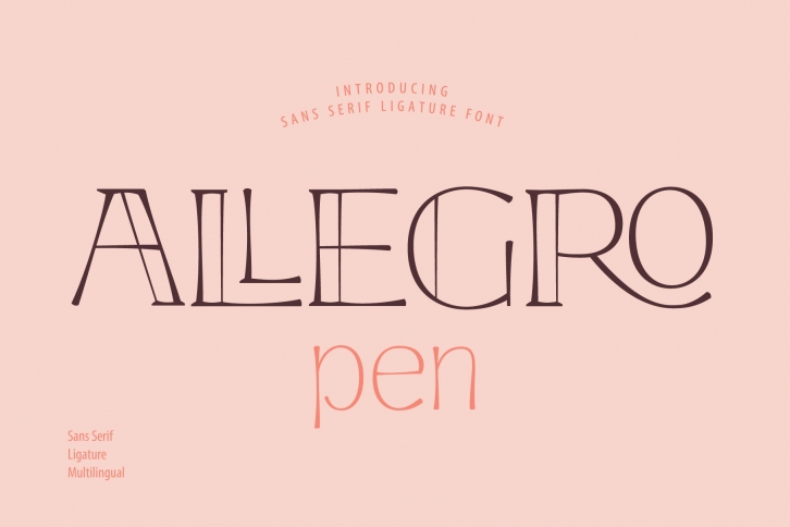 Allegro Pen Font Download