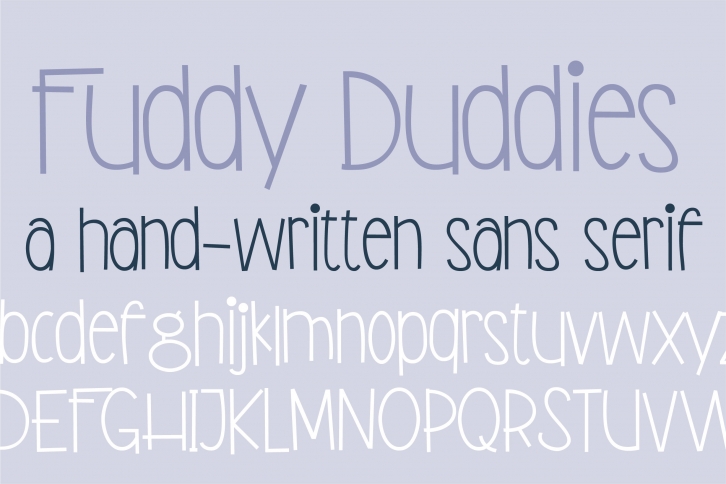PN Fuddy Duddies Font Download