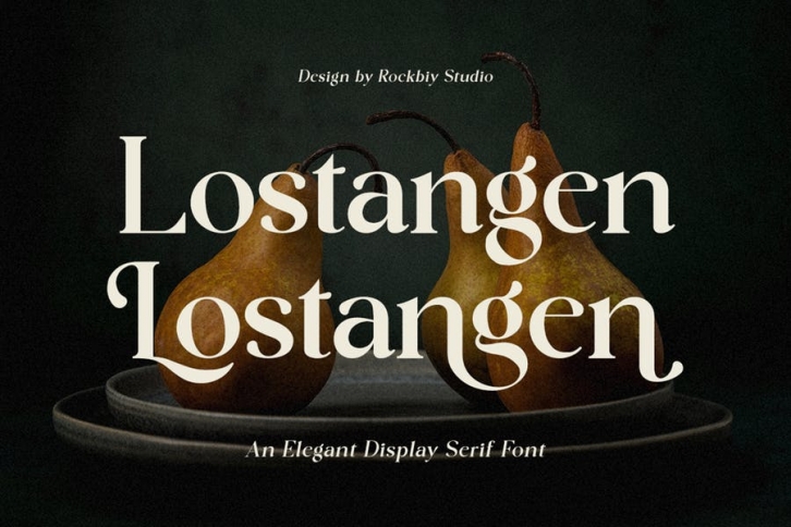 Lostangen - Elegant Classy Display Serif Font Download